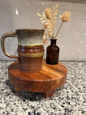 Beautiful handmade signed pottery Mug